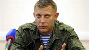 Alexander Zakharchenko.The Prime Minister of the self-proclaimed Donetsk People’s Republic