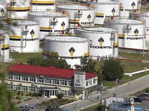 Storage facilties at Russia's Rosneft oil company