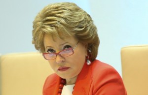 Russian Federation Council Speaker Valentina Matvienko 