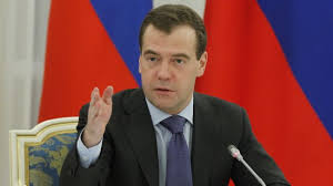 Russian Prime Minister Dmitry Medvedev.