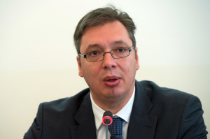 Serbian Prime Minister Aleksandar Vucic