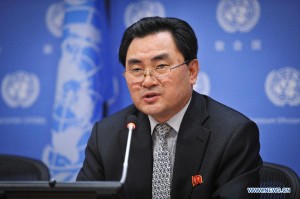 Pyongyang's Deputy UN ambassador An Myong Hun 