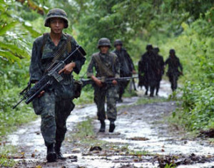 Philippine troops