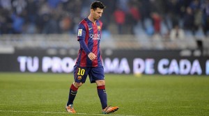 Barcelona's Argentine star Lionel Messi