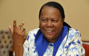 Mrs Naledi Pandor, South African Minister of Science and Technology.