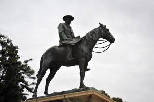 Equestrian statue of Cecil John Rhodes (1853-1902), Kimberley, South Africa