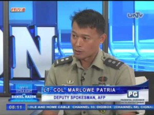 Lt. Col. Marlowe Patria