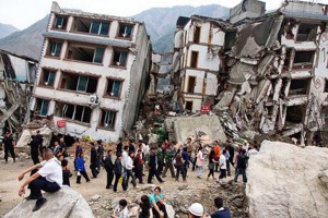  Photo taken on April 25, 2015 shows collapsed buildings after an earthquake in Kathmandu, capital of Nepal. Death toll in Nepal climbed to 711, the country’s Home Ministry said Saturday afternoon, hours after a major earthquake struck the country. 