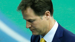 Britain's Liberal Democrat leader Nick Clegg