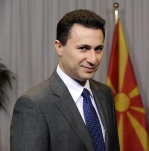 Prime Minister Nikola Gruevski.