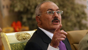 Former president Ali Abdullah Saleh