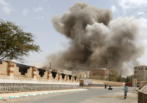 Saudi airstrike in Sana'a