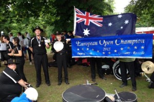 A Tasmanian concert band is on top of the world after winning the European Open Band Championships in Germany.