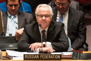 Russian Permanent Representative to the United Nations Vitaly Churkin 