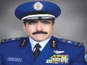 The Commander of Saudi Royal Air Forces Lieutenant General Mohammed bin Ahmed Al-Shaalan