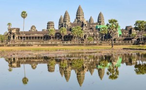Angkor Vat Temple Complex in Cambodia.
