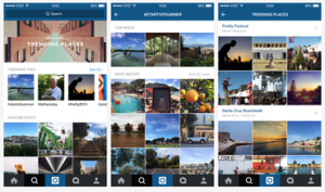 Instagram's updated "Explore" real-time visual stream wants its users to see the world's events as they happen.