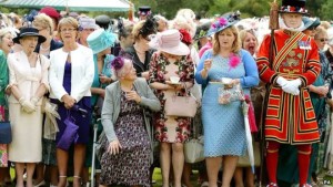 A garden party was held for WI members at Buckingham Palace on Tuesday