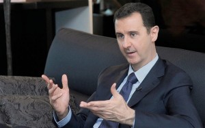 Syrian President Bashar al-Assad  in an interview with Russian media.