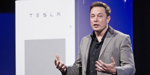 Elon Musk, co-founder and chief executive officer of Tesla Motors Inc.