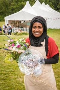 Triumphant: Nadiya Hussain was announced as Great British Bake Off 2015 winner on Wednesday night