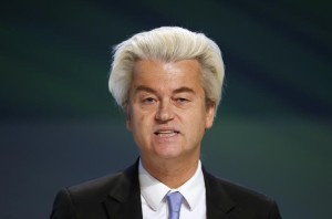 Dutch far-right Party for Freedom (PVV) leader Geert Wilders.