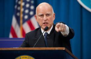 California Governor Edmund G. Brown Jr. explains his budget proposal doing a press conference at the California State Capitol in Sacramento on Thursday, January 10, 2013. Gov. Jerry Brown unveiled his proposed state budget for the year that begins July 1.