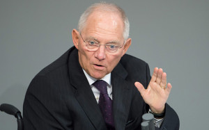 German Finance Minister Wolfgang Schaeuble.