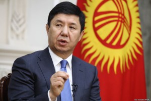 Kyrgyz Prime Minister Temir Sariye.