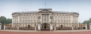 Buckingham Palace, the home of Britain's Queen Elizabeth.