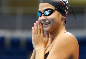 Syrian refugee team swimmer Yusra Mardini.