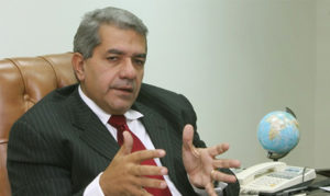 Amr El-Garhy. Egypt's Finance Minister.