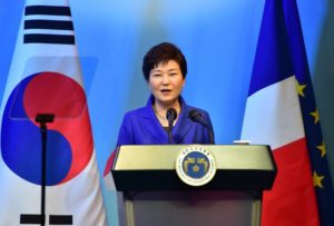  South Korea's President Park Geun-hye.