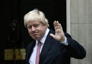 Foreign Secretary Boris Johnson. 