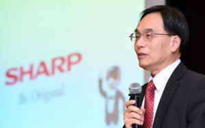 Sharp CEO and President Tai Jeng-wu