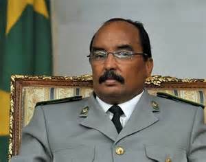 Mauritania's president Mohamed Ould Abdel Aziz