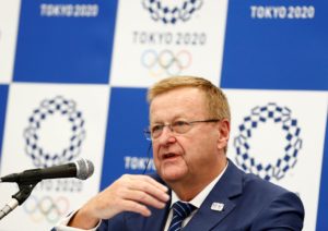 International Olympic Committee (IOC) Chairman of the Coordination Commission for the Tokyo 2020 Games John Coates speaks during a news conference in Tokyo, Japan, May 26, 2016