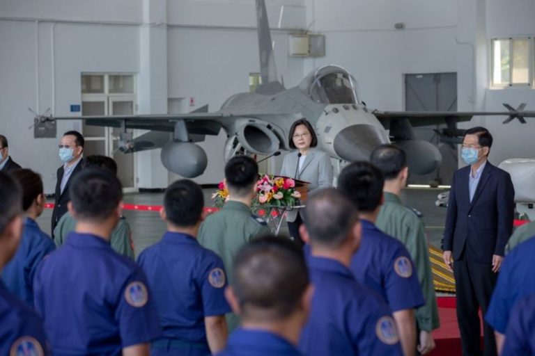 Taiwan president praises ‘heroic’ pilots who intercepted Chinese jets