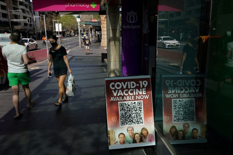 Australia’s NSW state says coronavirus vaccination pace slows