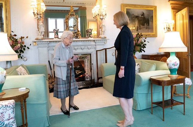 UK’s Queen Elizabeth appoints Liz Truss as prime minister