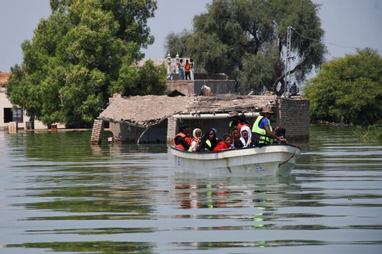 Pakistan races to keep floodwaters out of power station that supplies millions