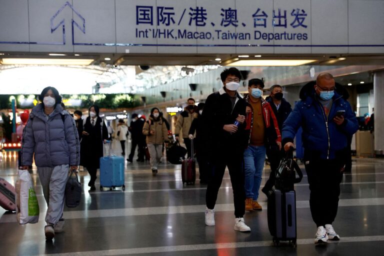 U.S. considers airline wastewater testing as COVID surges in China