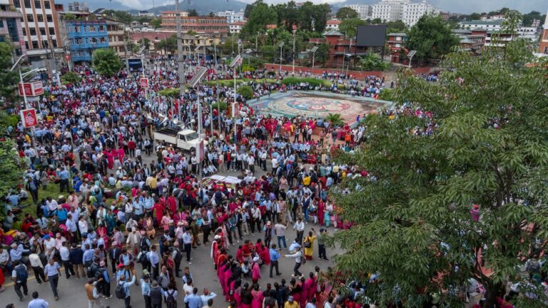 Thousands of teachers protest in Nepal against education bill, shutting schools across the country