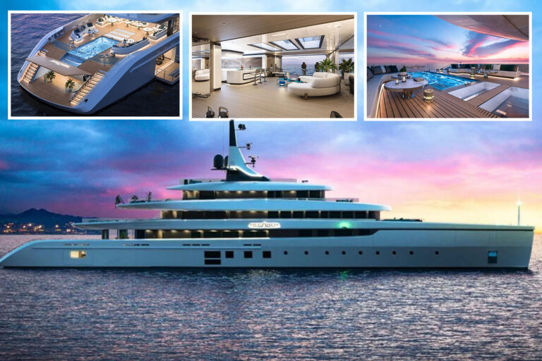 Design for 260ft superyacht with ‘penthouse chic’ dubbed ‘Sports Car On The High Seas’ has skylight bar, stateroom & gym
