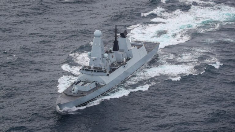 Brit warship HMS Diamond & US vessels shoot down 18 drones & three missiles in Red Sea blitz by Iran-backed rebels