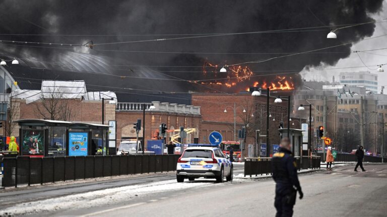 Fire breaks out at a waterpark under construction at a popular Swedish amusement park