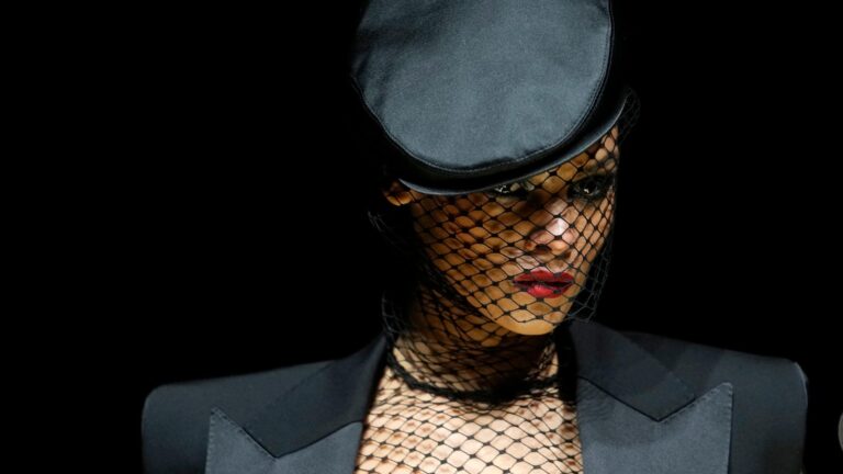 MILAN FASHION PHOTOS: Ferragamo, Dolce&Gabbana conceal and reveal, balance transparency with cover