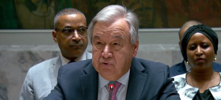 ‘Step back from the brink,’ to avert full-scale Middle East conflict, says UN chief — Global Issues